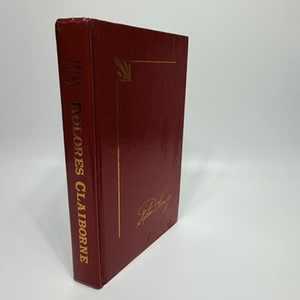 Dolores Claiborne Stephen King Library Red Leather Library Hardcover Book